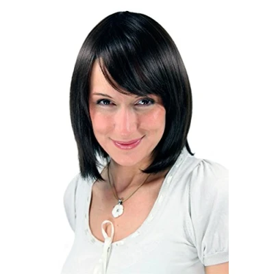 Abbildung von WIG ME UP 1215 4/5 Perücke Page/Bob mit Scheitel braun kurz glatt