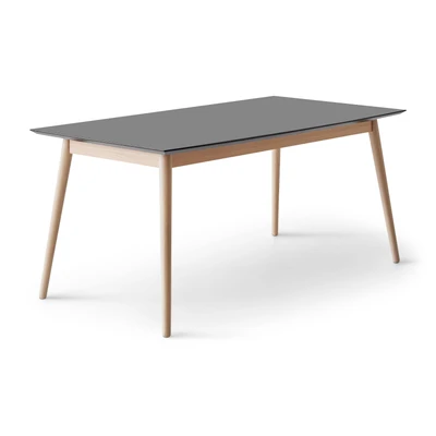 Abbildung von Hammel Furniture Esstisch &quot;Meza by Hammel&quot;, bootsförmige Tischplatte MDF, Gestell aus Massivholz, 2 Einlegeplatten