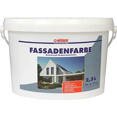 Abbildung von Wilckens Farben Fassadenfarbe 2,5 Liter Weiß Matt