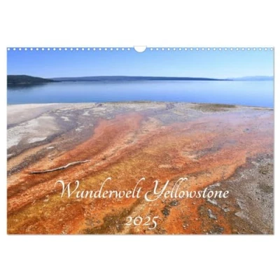 Abbildung von Wunderwelt Yellowstone 2025 (Wandkalender DIN A3 quer), CALVENDO Monatskalender