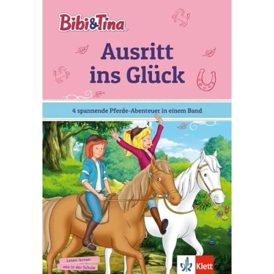 Abbildung von Bibi &amp; Tina: Ausritt ins Glück Sammelband mit 4 spannenden Pferdegeschichten, für Leseanfänger 1. Klasse, ab 6 Jahren: spannende Pferde Abenteuer ... Jahren (Bibi und Tina)