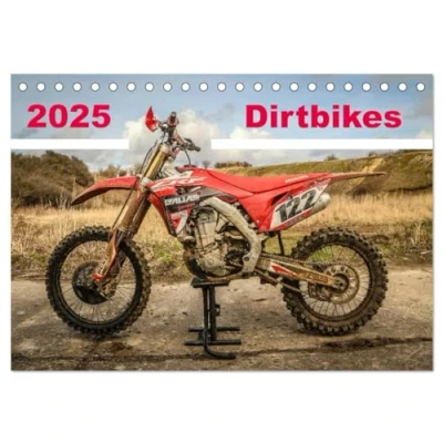 Abbildung von Dirtbikes 2025 (Tischkalender DIN A5 quer), CALVENDO Monatskalender