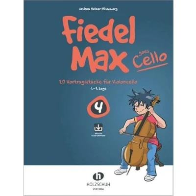 Abbildung von Fiedel Max goes Cello 4: 20 Vortragsstücke für Violoncello (1. 4. Lage). Mit Download Link