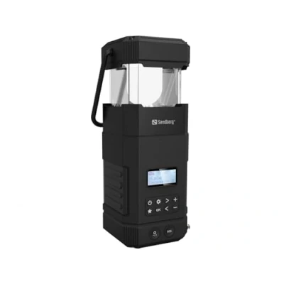 Abbildung von Sandberg Survivor Lantern All in1 10000 Powerbank mAh (1 St), Solar Panel, DAB+ Radio, Taschenlampe,