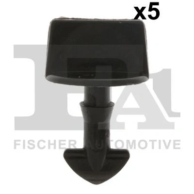 Abbildung von FA1 21 40047.5 Clip, Zier /Schutzleiste schwarz CITROËN: Xsara Picasso, Coupe, Berlingo / First I, PEUGEOT: Partner I Combispace