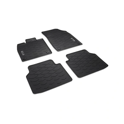 Abbildung von Volkswagen 11E06150082V Gummi Fußmatten Premium Allwettermatten 4X Gummimatten, mit ID.5 Schriftzug, Schwarz