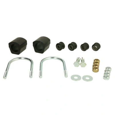 Abbildung von FEBI BILSTEIN 07196 Reparatursatz, Stabilisatorlager Vorderachse mit Halter Schrauben MERCEDES BENZ: T1 Pritsche/Fahrgestell, Kastenwagen