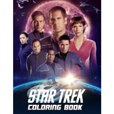 Abbildung von Star Coloring Book: Extreme A Unique Trek Simple Books For Adults, Boys, Girls Many Pages Bring Happiness
