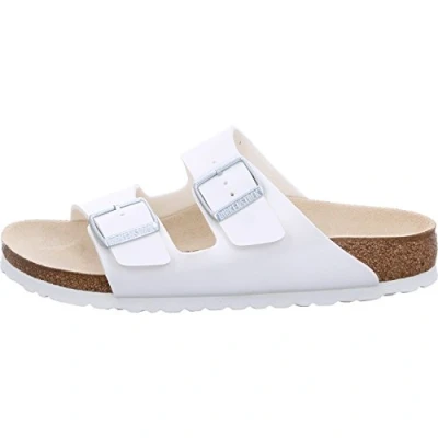 Abbildung von Birkenstock Arizona Pantolette flach, Größe: 40, White Schuhe