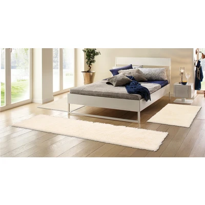 Abbildung von Home affaire Bettumrandung &quot;Elif&quot;, (3 tlg.), original griechischer Flokati, Läufer Set für das Schlafzimmer