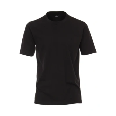 Abbildung von Casamoda Tshirt basic, Herren, Größe: Small, Schwarz