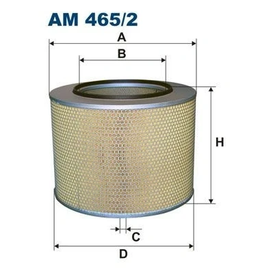 Abbildung von FILTRON AM 465/2 Luftfilter 318 420 Filtereinsatz MERCEDES BENZ: ATEGO