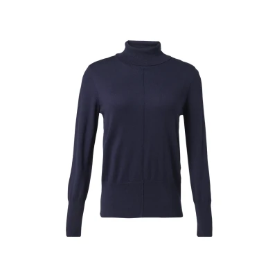 Abbildung von comma casual identity Strickpullover, Damen, Größe: 36, Tiefblau