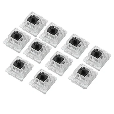 Abbildung von Topiky 10 PCs Mechanische Tastaturschalter Gaming Keyboard Plate Mounted Black Switch Ersatz für Gateron Cherry MX