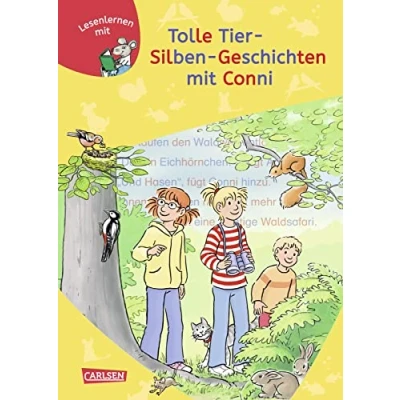 Abbildung von Lesen lernen mit Conni: Tolle Tier Silben Geschichten Lustige Kurzgeschichten für Leseanfänger*innen ab 6 Jahren