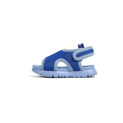 Abbildung von Camper Oruga Trekkingsandale für Kinder, Größe: 26, Mittelblau Schuhe