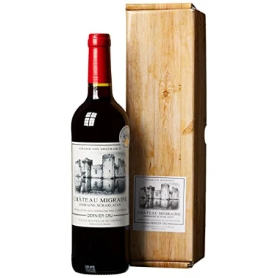 Abbildung von Bull &amp; Bear Château Migraine Rotwein im Geschenkkarton, trocken 0,75 Liter, preisgekrönter aus dem Bodeaux, Geschenk für Weinliebhaber