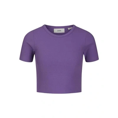 Abbildung von JJXX Florie SS NOOS Tshirt basic, Damen, Größe: Large, Royal lilac
