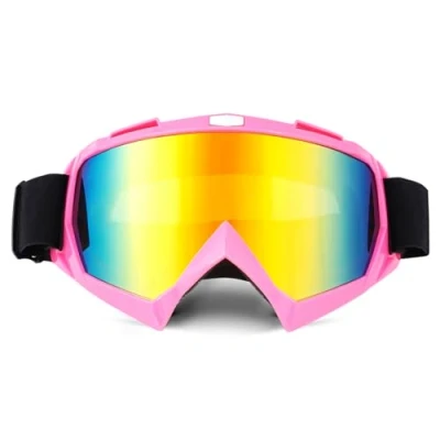 Abbildung von BIBIRE Motorradbrille, Motocross Brille Dirt Bike Off Road Mtb Brille, Anti Fog UV Schutzbrille Staubdichte Oneal für Fullface Helm, geeignet Rennen, Skifahren, Klettern