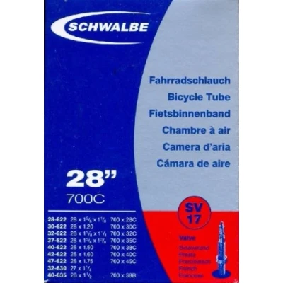 Abbildung von Schwalbe Fahrradschlauch 2 x Schlauch SV17 28x1.10 1.75&quot; (28/47 622/635) 28 Zoll SV 40mm