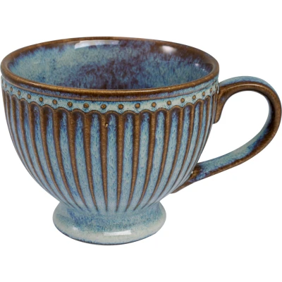 Abbildung von Greengate Alice oyster Teetasse blue 0,4l