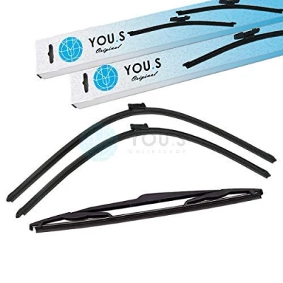 Abbildung von YOU.S SCHEIBENWISCHER SET VORNE + HINTEN 800 750 350 mm (3 Stück)