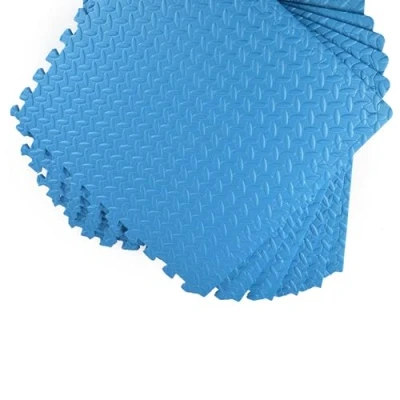 Abbildung von Fitness Schutzmatte 6er Set 60x60x1.2 cm Blau
