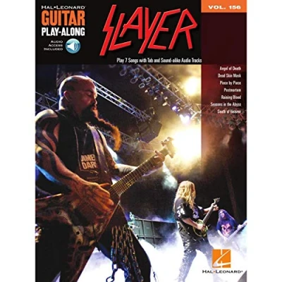 Abbildung von Guitar Play Along Volume 156: Slayer (Lehrbuch für Gitarre): Noten, CD, Lehrmaterial Gitarre: 7 Songs With Tab and Sound Alike Cd Tracks (Guitar Along, 156, Band 156)