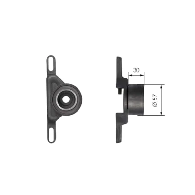 Abbildung von GATES FleetRunner Micro V Stretch Fit T41147 Spannrolle, Zahnriemen FORD: ESCORT 6 Schrägheck, 4, FIESTA 3