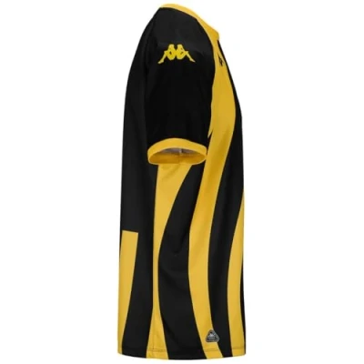 Abbildung von Kappa Kombat Home ARIS Thessaloniki ACT Jersey Herren Größe M Gelb/Schwarz