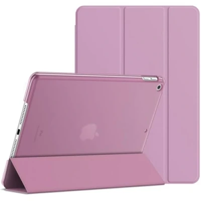 Abbildung von JETech Hülle für iPad 9 8 7 (10,2 Zoll, Modell 2021 2020 2019, 9. 8. 7. Generation), Auto Schlafen Wachen (Rosa)