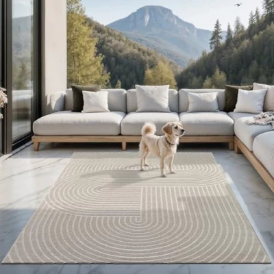 Abbildung von the carpet Teppich &quot;Tenerife Plus&quot;, rechteckig, Plus moderner robuster In und Outdoor