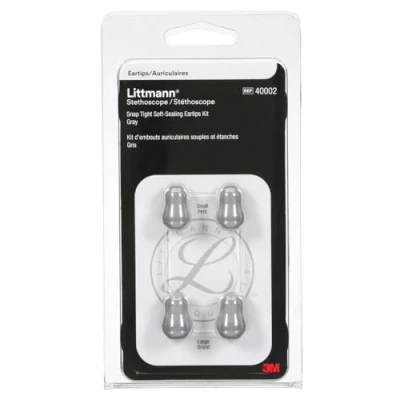 Abbildung von 3M Littmann Stethoskop Namensschild, 40008, grau