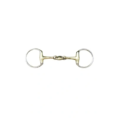 Abbildung von Olivenkopfgebiss doppelt gebrochen Argentan 18mm