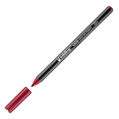 Abbildung von 5 x edding Fasermaler 1300 color pen carmin