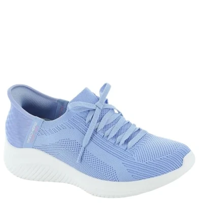 Abbildung von Skechers Damen Ultra Flex 3.0 Brilliant Path, Periwinkle Knit Pink Trim, 39.5 EU
