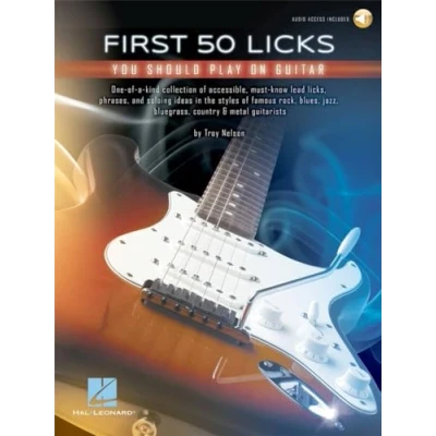 Abbildung von First 50 Licks You Should Play on Guitar