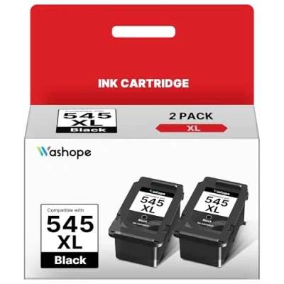 Abbildung von 545 XL Schwarz Druckerpatronen PG 545XL Patronen Multipack für Canon PG545 Pixma TS3350 TS3150 TS3151 MX495 TS3450 TR4500 TR4550 TR4551 MG2550s MG2555s MG2950 MG3050(2 Pack)