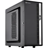 Abbildung von SilverStone SST CS380 V2 Case Storage ATX Midi Tower Gehäuse, unterstützt 8x 3.5&quot; oder 2.5&quot; Hot Swap Festplatten Einschübe, abschliessbare Front Tür, innen + außen schwarz lackiert