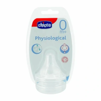 Abbildung von Chicco 00081625000000 Antikolik Sauger Physiological, 0m+, Silikon, normaler Fluss, 2 Stück