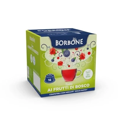 Abbildung von CAFFÈ BORBONE 64 Kapseln Nescafe Dolce Gusto Kräuterteemischung Ai Meeresfrüchte Holz L&#039;Emporio Kaffee