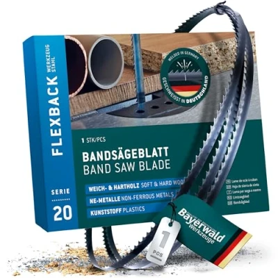 Abbildung von QUALITÄT AUS DEUTSCHLAND Bayerwald Werkzeuge Bandsägeblatt Metall 1400 x 6 x, 0.36 mm (Dicke)