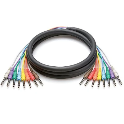Abbildung von Hosa CSS 801, Balanced Snake, 1/4 in TRS to Same, 1 m