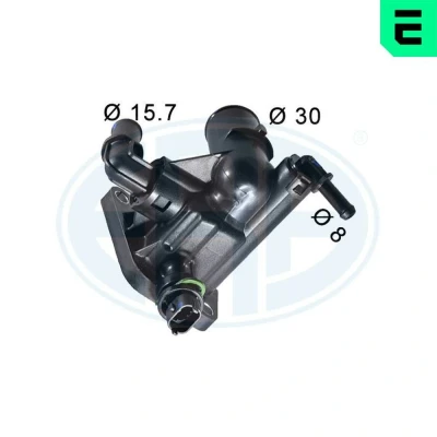 Abbildung von ERA 350591A Kühlwasserthermostat 88 mit Dichtung Sensor Kunststoff Gehäuse FIAT: 500 Schrägheck, Punto Evo III Schrägheck