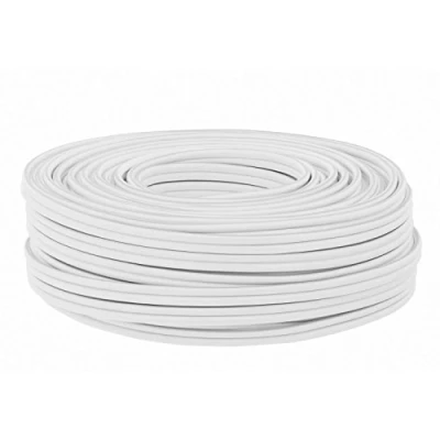 Abbildung von DCSk 25m Kupferkabel (2 x 1,5mm²) I Hochreines Vollkupfer ✓ Made in Germany Isoliertes Lautsprecherkabel (LS), HiFi Kabel Hochwertiges High End Boxenkabel als Meterware weiß