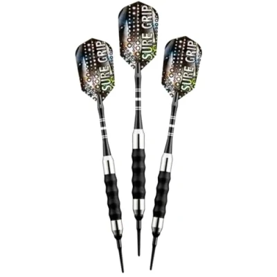 Abbildung von Viper Sure Grip Dartpfeile mit weicher Spitze, schwarz, 18 Grams