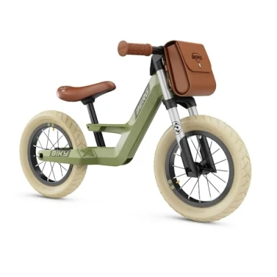 Abbildung von Berg Biky Retro Laufrad ab 2 Jahre, Luftreifen, Magnesiumrahmen, 12 Zoll, Kinderfahrrad Jungen und Mädchen, Sattel höhenverstellbar