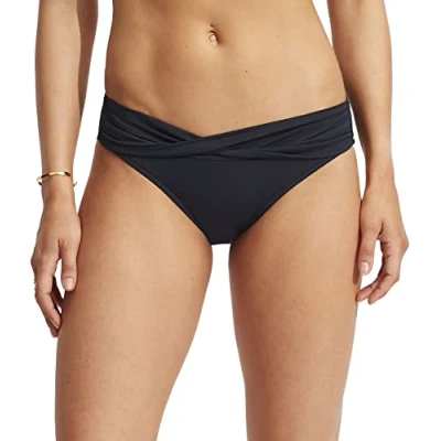 Abbildung von Seafolly Collective Twist BAND Hipster Bikinihose, Damen, Größe: 38, True navy