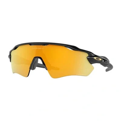 Abbildung von Oakley Unisex OO9208 RADAR EV PATH 9208C9 Sonnenbrillen O_matter Schwarz Gold Maske Polarisiert Prizm