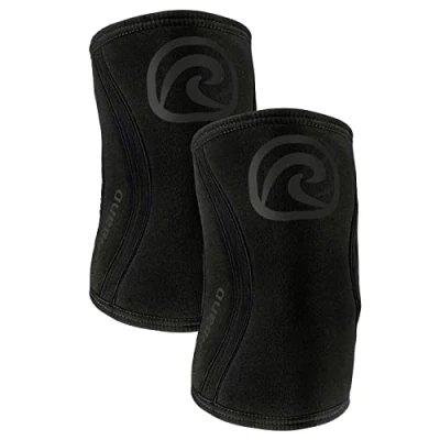 Abbildung von Rehband Ellenbogenbandage aus 5mm SBR/Neopren, Ellenbogen Sleeve für Kraftsport, anatomisches Design, rutschfest &amp; enganliegend Damen Herren, Farbe:Camo 1 Paar, Größe:S